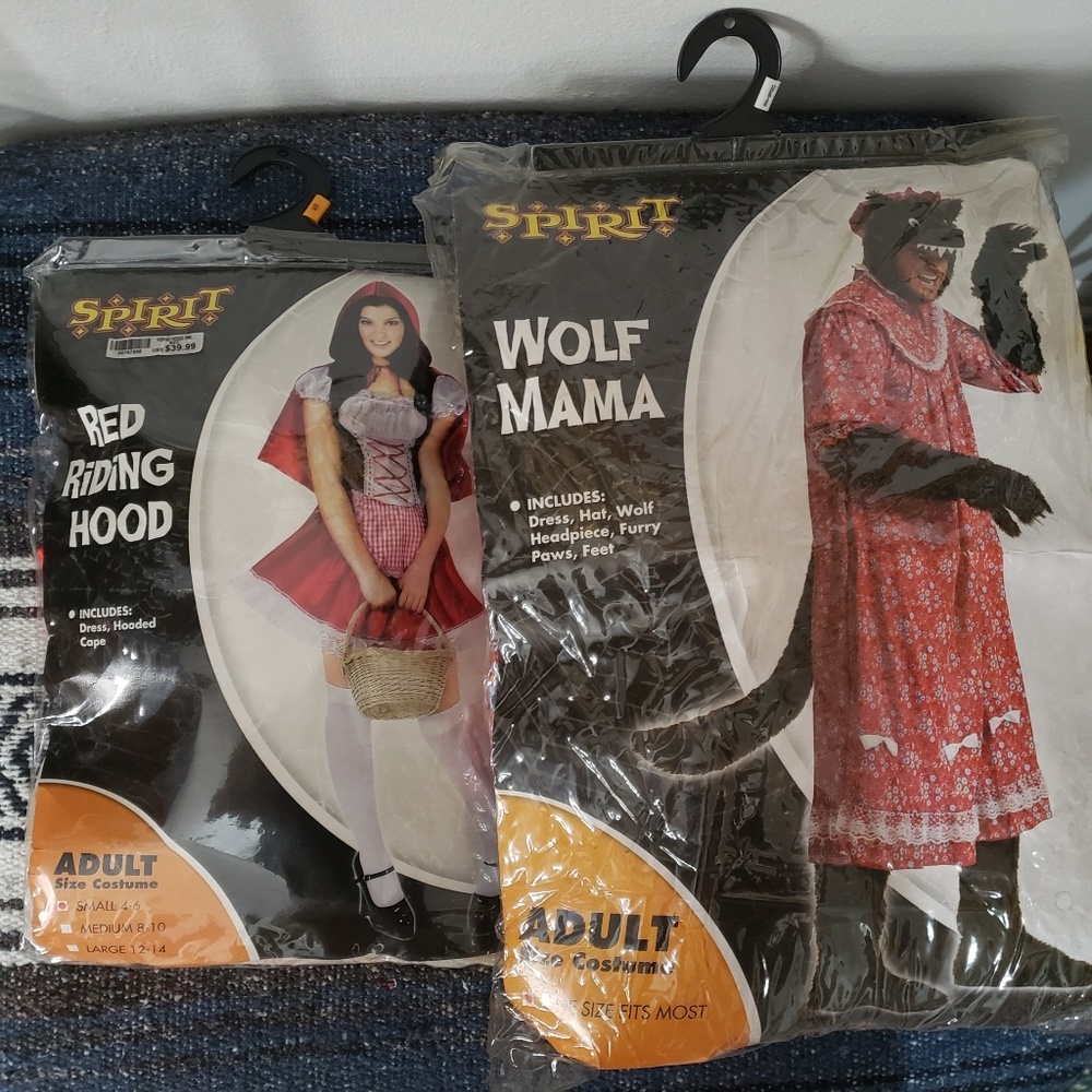 Red Riding Hood and Wolf Adult Halloween Costume